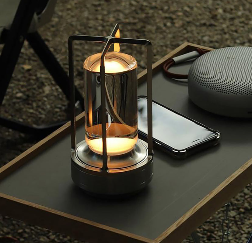 Oplaadbare Tafellamp met Touch-bediening en USB-poort - Scandinavische Stijl