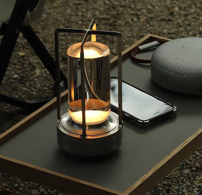 Oplaadbare Tafellamp met Touch-bediening en USB-poort - Scandinavische Stijl