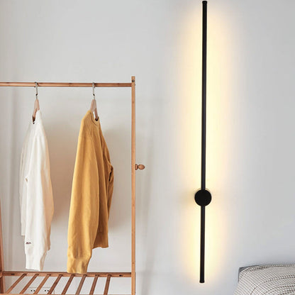 Wandlamp LED Staf Aluminium Zwart Goud 60cm 80cm Woonkamer Slaapkamer Studeerkamer Lijnlamp Minimalistisch Modern Sfeerlamp