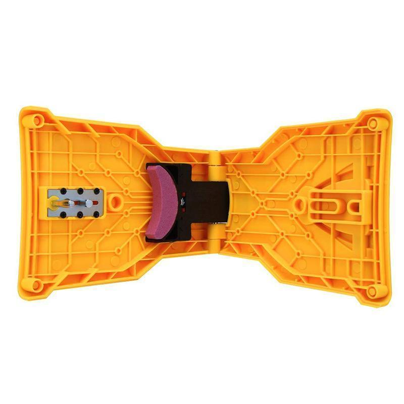 Universele Kettingzaag Slijper Slijpapparaat Handgereedschap Draagbaar Geel Metaal Nylon 21cm Professioneel