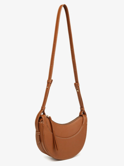 Kwastje Crossbody-Tas met Verstelbare Schouderriem
