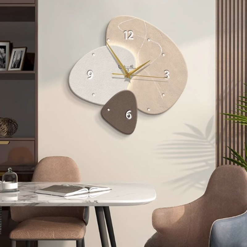 Scandinavische Wandklok met Modern Design – Stille Werking & Duidelijke Cijfers voor Woonkamer, Kantoor & Slaapkamer