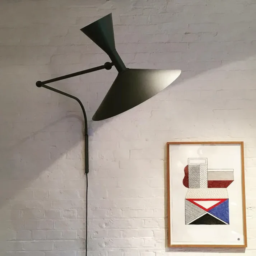 LED Wandlamp Verstelbaar Metaal E14 Modern Zwart Wit Woonkamer