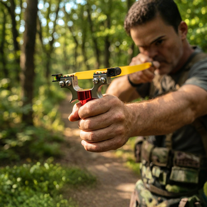 Precisiekatapult met Geïntegreerde Laserrichting en Infraroodwaterpas voor Sport en Outdoor