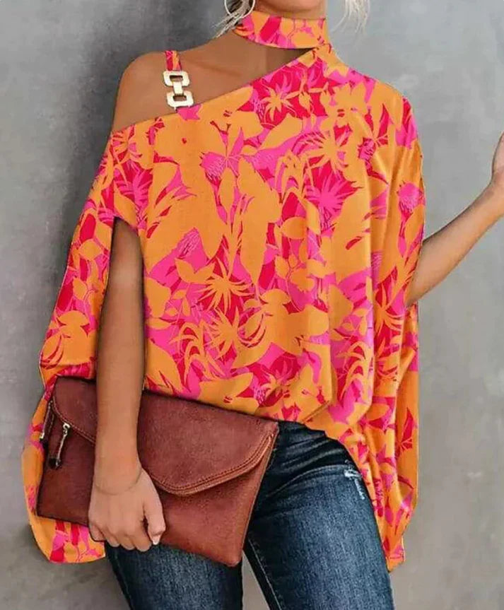 Vrouwelijke Zomerblouse Losse Jurkstijl
