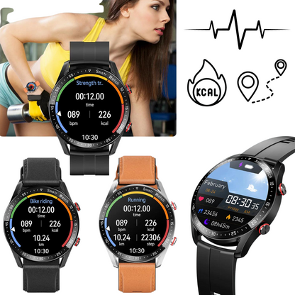 Smartwatch met Lautsprecher, Bluetooth en Fitnessfuncties – Luxe Design voor Sport en Dagelijks Gebruik