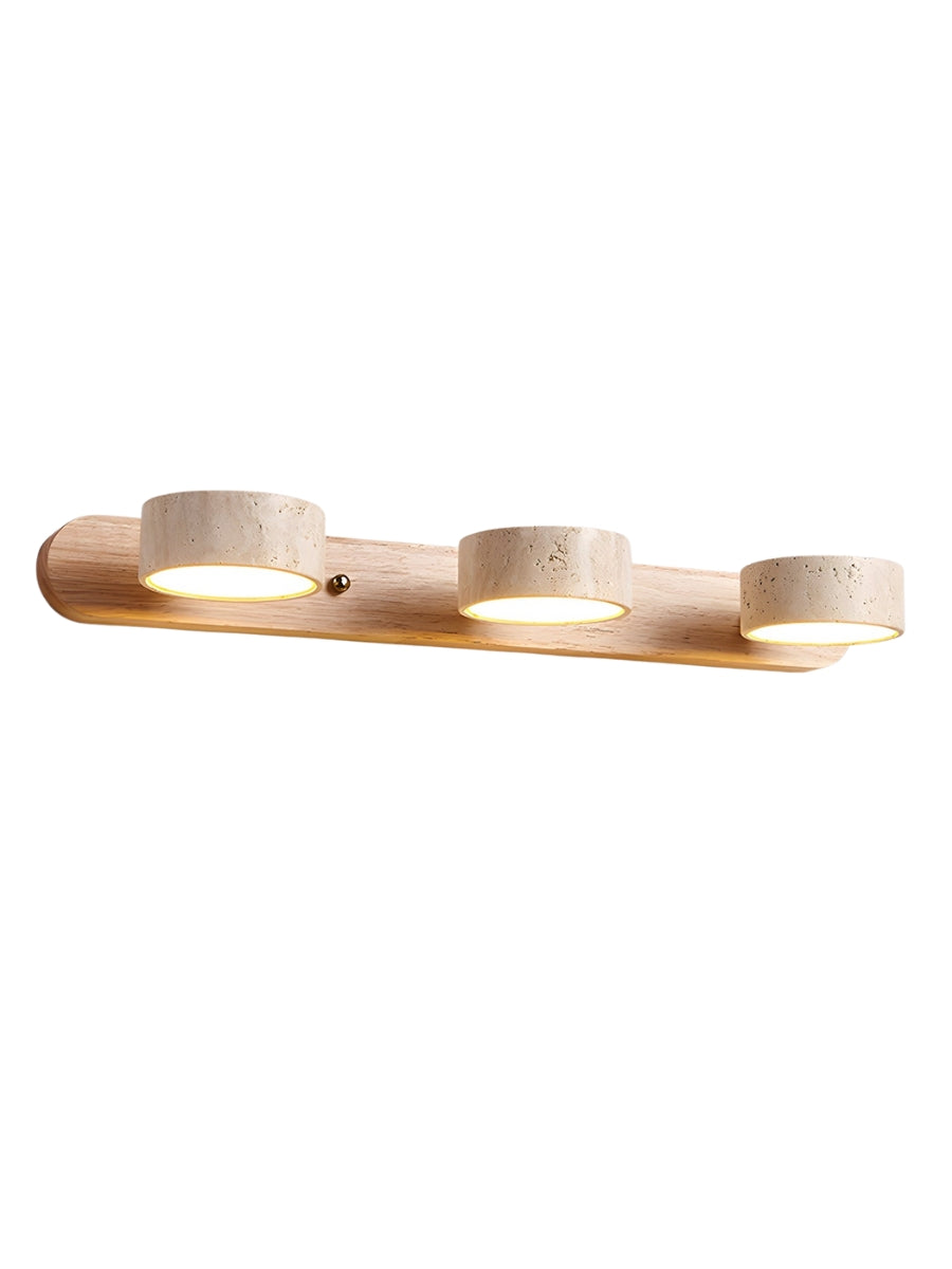 Wandlamp met meerdere lichtpunten natuursteen modern badkamerverlichting warmwit koelwit 2-3-4 lichts stenen armatuur