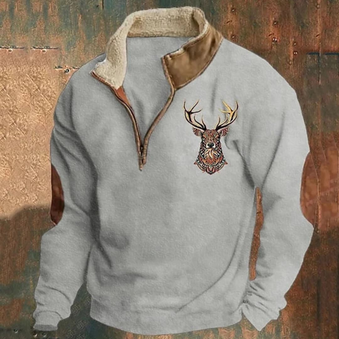 Marco | Fleece Trui met Rits
