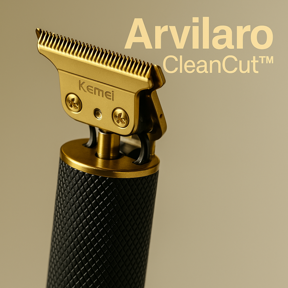 Professionele Precisietrimmer met Koolstofstalen Mesjes – Oplaadbaar 120 Min – Barbier Kwaliteit voor Baardcontouren en Haarstyling Thuis