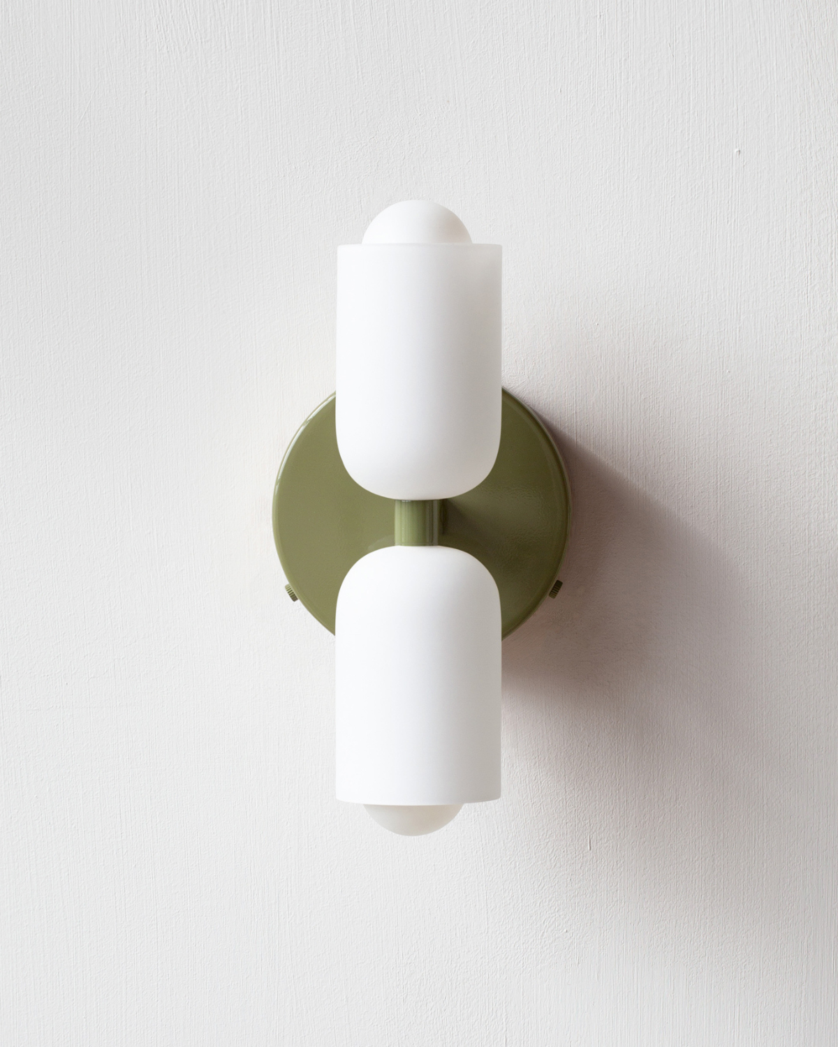 Sansoti | Wandlamp met Dubbele Glazen Kappen voor Slaapkamer en Woonkamer – E27 Wandverlichting
