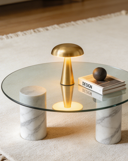 Draadloze Sculptuurlamp Acryl Dimbaar Touch Konus Vorm Decoratief Sfeerlicht Minimalistische Tafelverlichting Nachtlampje Woonkamer Slaapkamer