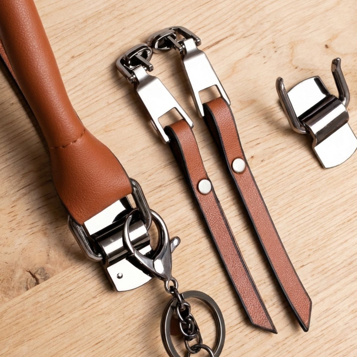 Vierdelige Leren Tassenset Dames Handtas Schoudertas Portemonnee Compacte Tas Kunstleer Elegant Praktisch