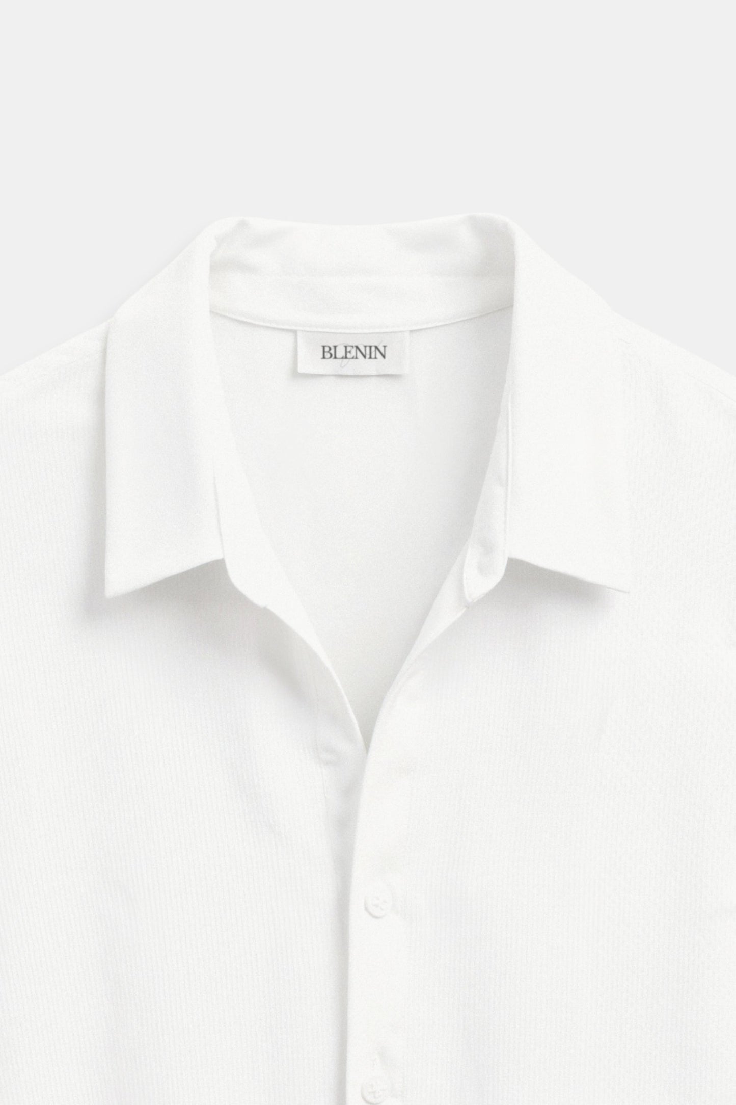 Linnen Overhemd Kort Mouw Zomer Klassiek Design
