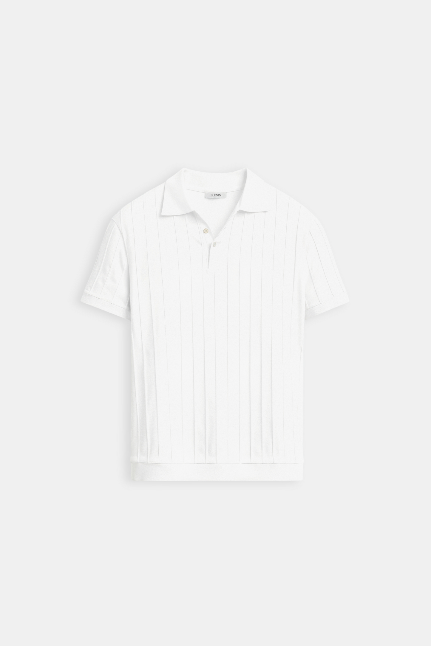 Heren Polo Wit Klassieke Stijl Elegaat