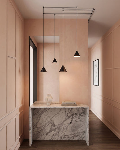 Stella hanglamp – aluminium geometrisch design met verstelbare kabellengte en LED-verlichting