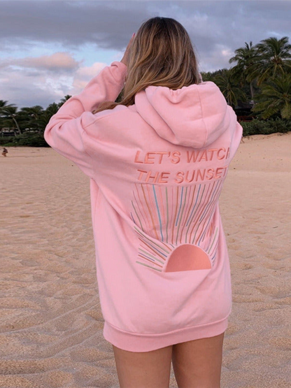 Unisex Hoodie Comfortabele Pasvorm Surferstijl