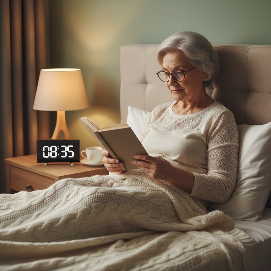 Digitale LED Wekker met Gebogen Display – Automatische Lichtregeling & Groot Scherm