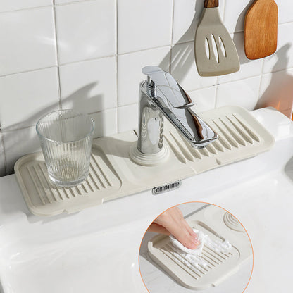 Kraanmat Siliconen Waterafvoer Anti Slip Gootsteen Bescherming Keuken Badkamer