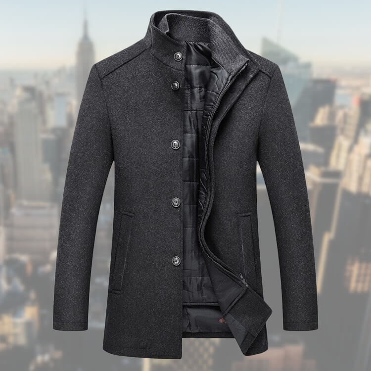 Leren Jas met Vest Luxe Design voor Mannen
