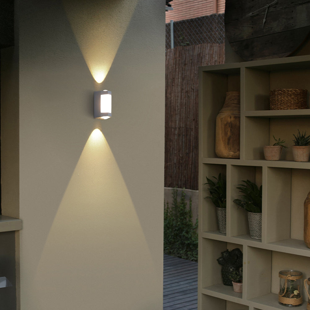 Buitenlamp Up Down LED IP65 Waterdicht Zwart Wit Gevelverlichting 10W