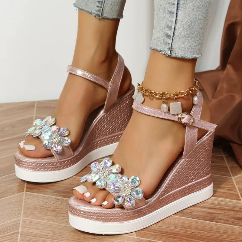 Dames Sandalen met Sleehak voor Zomer