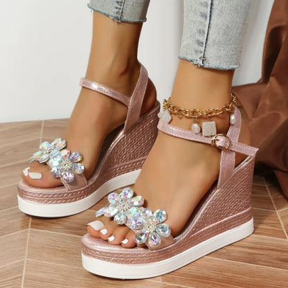 Dames Sandalen met Sleehak voor Zomer