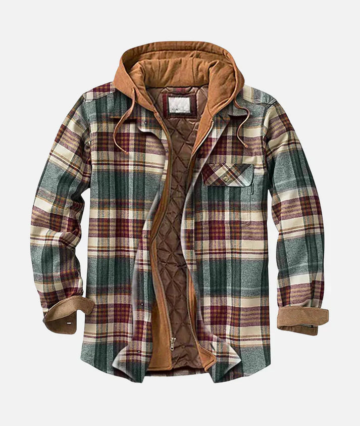Walter | Ruitjesshirt met Kap