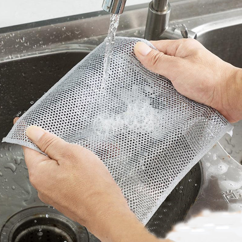 Schoonmaakdoek Metaal Multifunctioneel Krasvrij Afwasdoek Keuken Grill