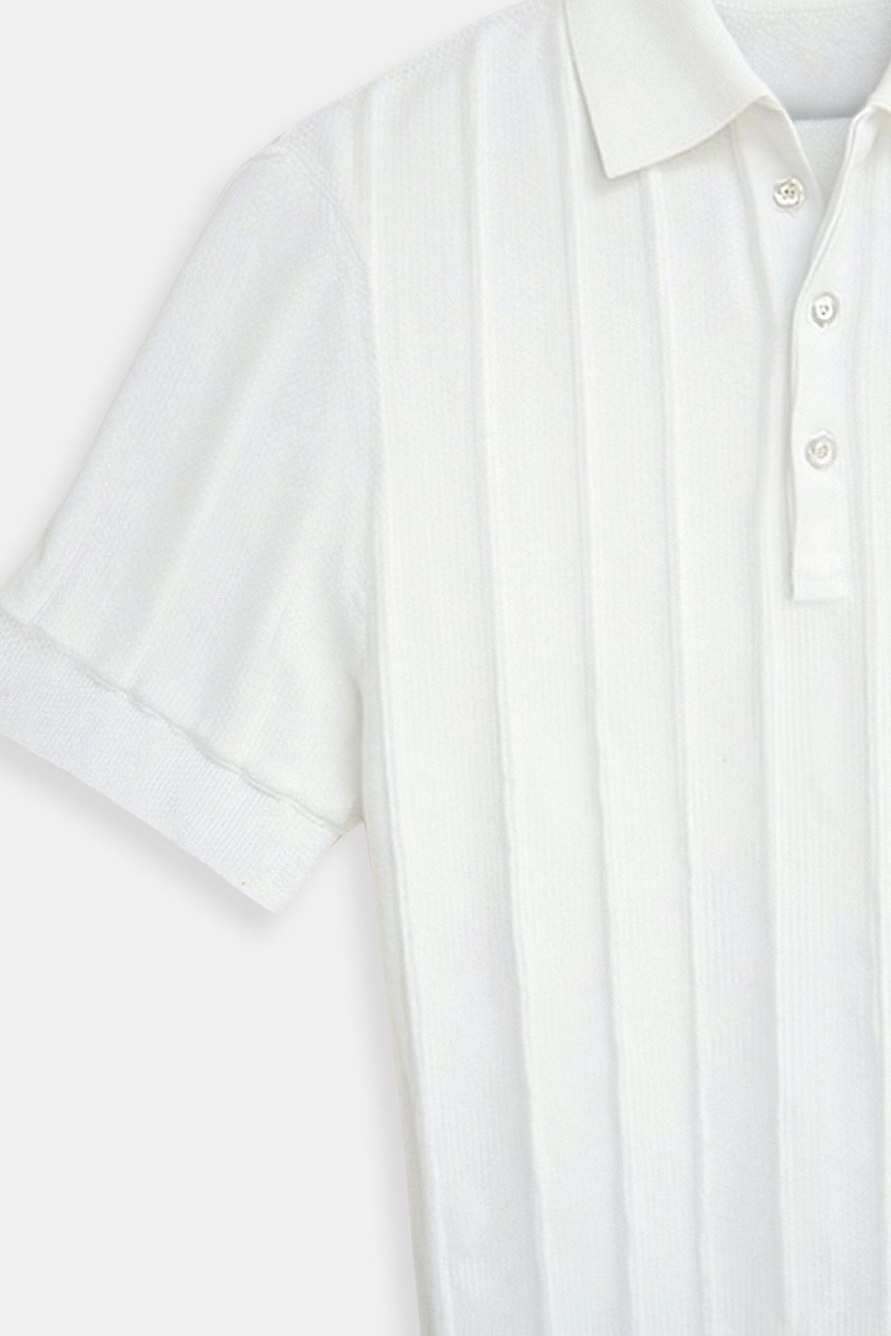 Heren Polo Wit Klassieke Stijl Elegaat