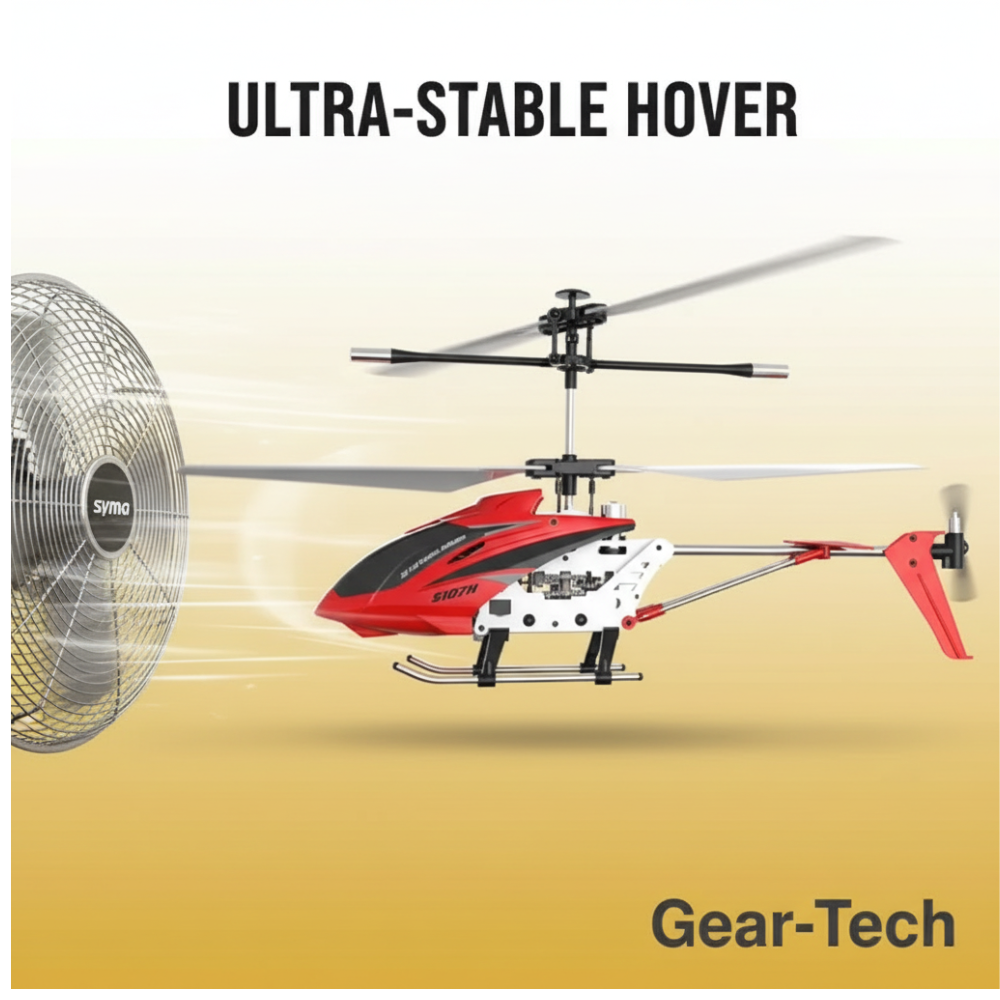 Bestuurbare RC Helikopter 3.5 Kanalen Infrarood met Gyroscoop Binnen Crimson Rood