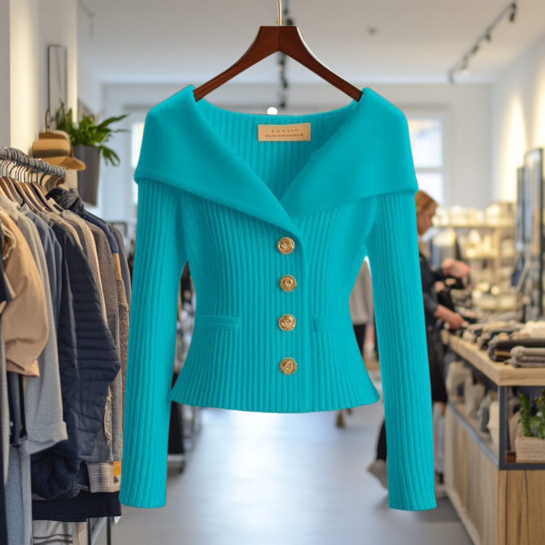 Dames Gebreid Vest Stijl