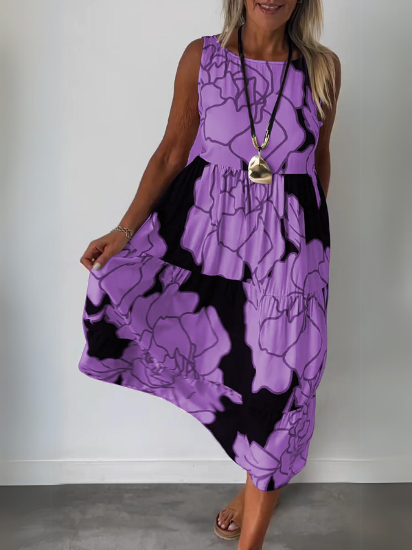 Elegante Jurk met Bloemenprint