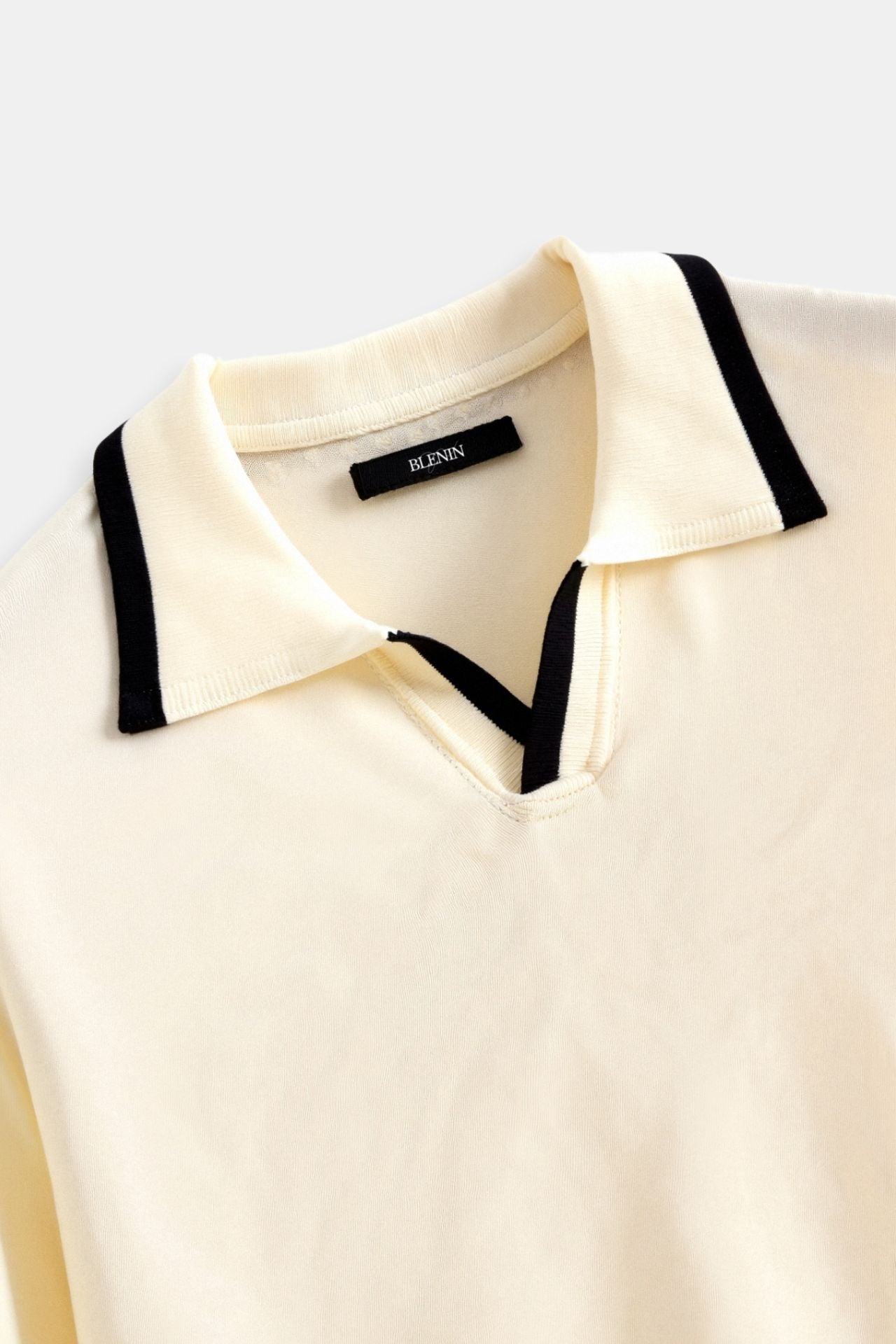 Heren Poloshirt Modern met Contrasterende Kleuren