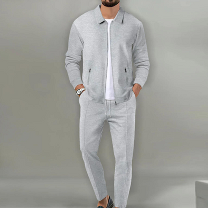 Heren Cardigan Complete Set Klassiek Design