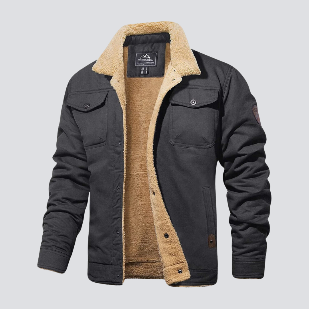Heren Winterjas Waterdicht Gevoerd Warme Sherpa Jas