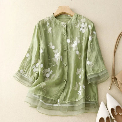 Dames Blouse Lichtgewicht Vrouwelijke Pasvorm