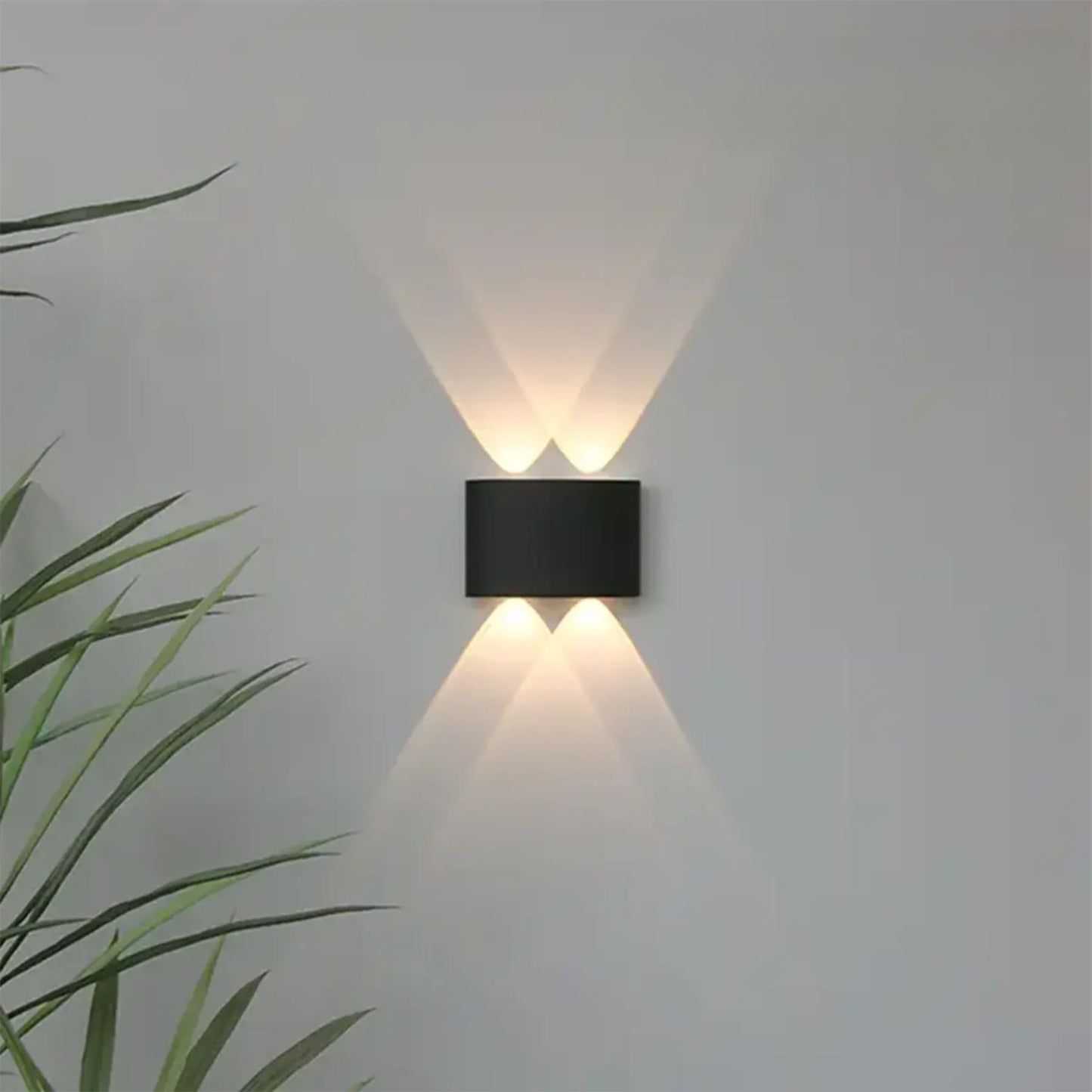 LED Wandlamp IP65 Binnen Buiten Gevellamp Patio Gang Up Down Light Zwart Wit