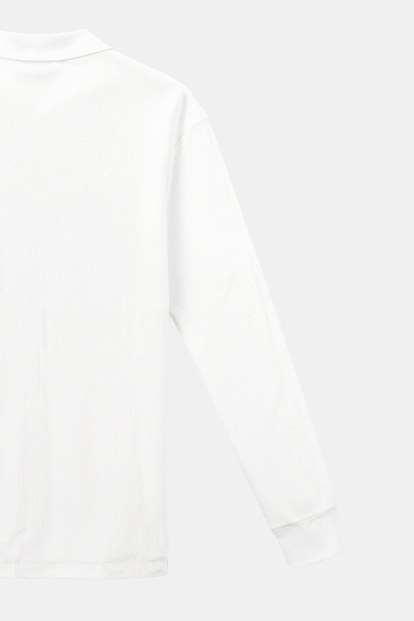 Lange Mouw Poloshirt Klassieke Stijl
