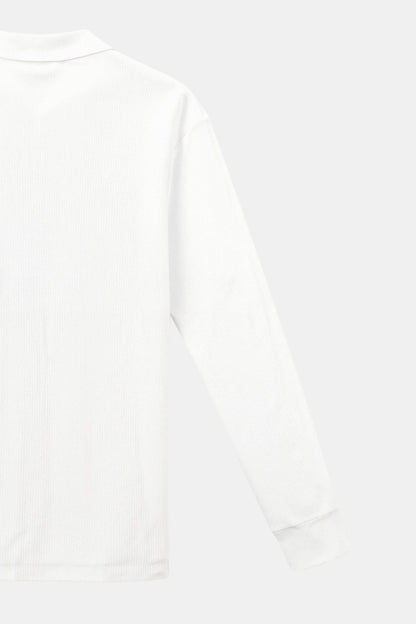 Lange Mouw Poloshirt Klassieke Stijl