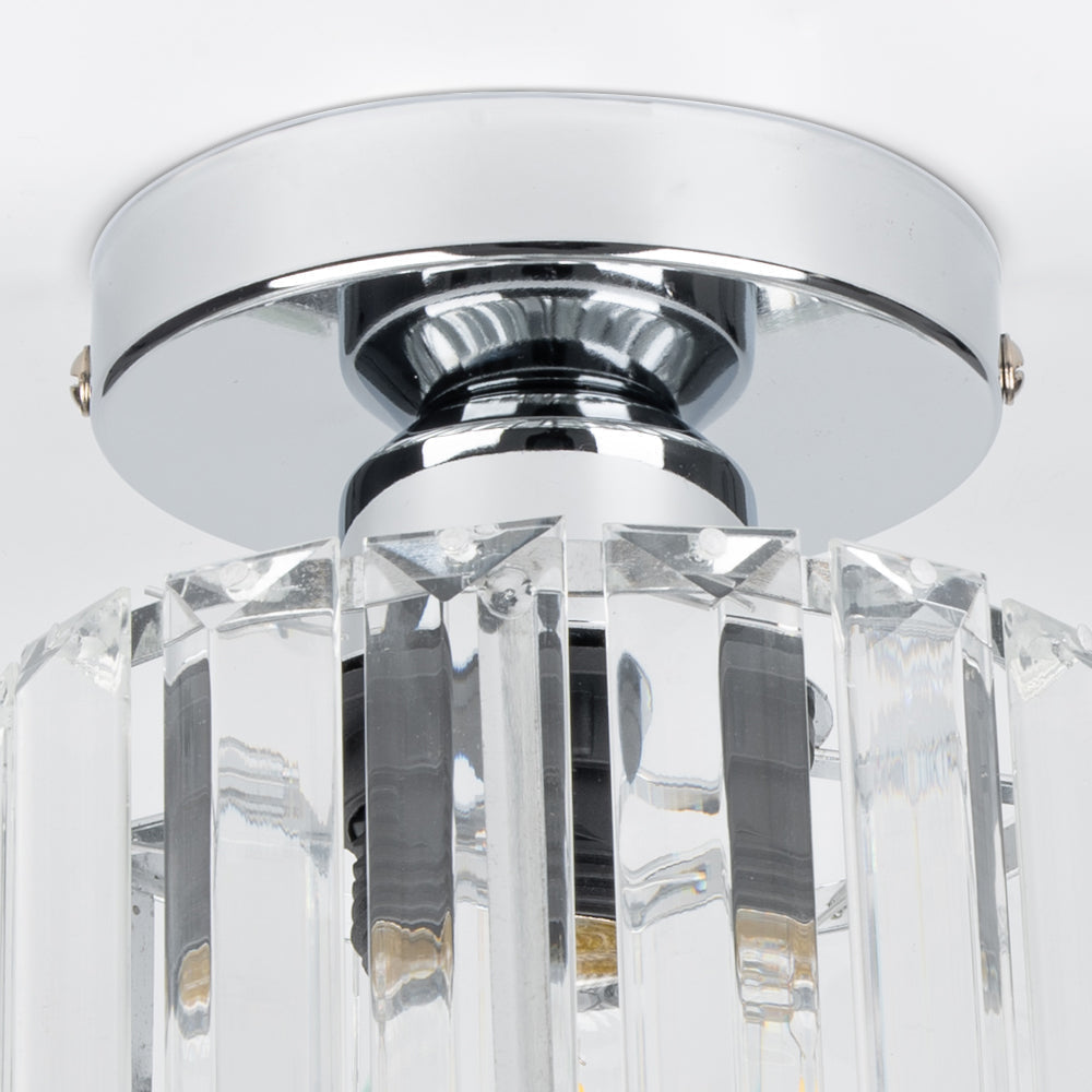 Kilon plafondlamp kristal kubus messing plafond hal woonkamer slaapkamer moderne verlichting compact