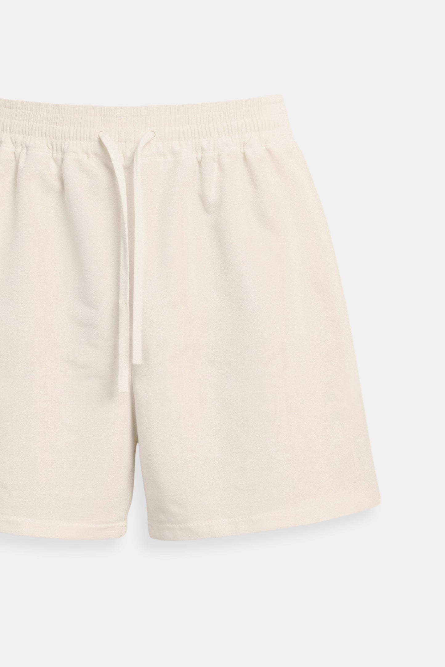Heren Zomer Shorts Beige Comfortabele Broek Met Koord