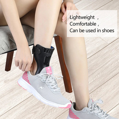 Enkelsteun Brace met Opblaasbaar Luchtkussen voor Voetreflex Correctie Licht en Ademend Orthopedische Voetorthese met Verstelbare Gespen