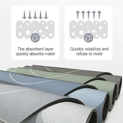 Zachte Badmat Antislip 40x60 cm | Superabsorberend Microvezel Droogloopmat voor Badkamer Keuken | Sneldrogend Vloerkleed met Antislip Onderkant