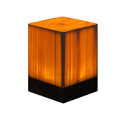 Oplaadbare LED Tafellamp met Touch Control en Houtnerf – Draadloos Stemmingslicht voor Slaapkamer & Bureau