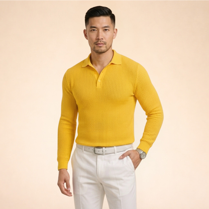 Polosweater Mannen Comfortabel en Modern