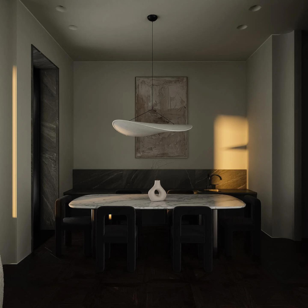 Hanglamp Japandi Handgeweven Zijde Wit Ø40 Ø60 Ø80 Slaapkamer Eetkamer