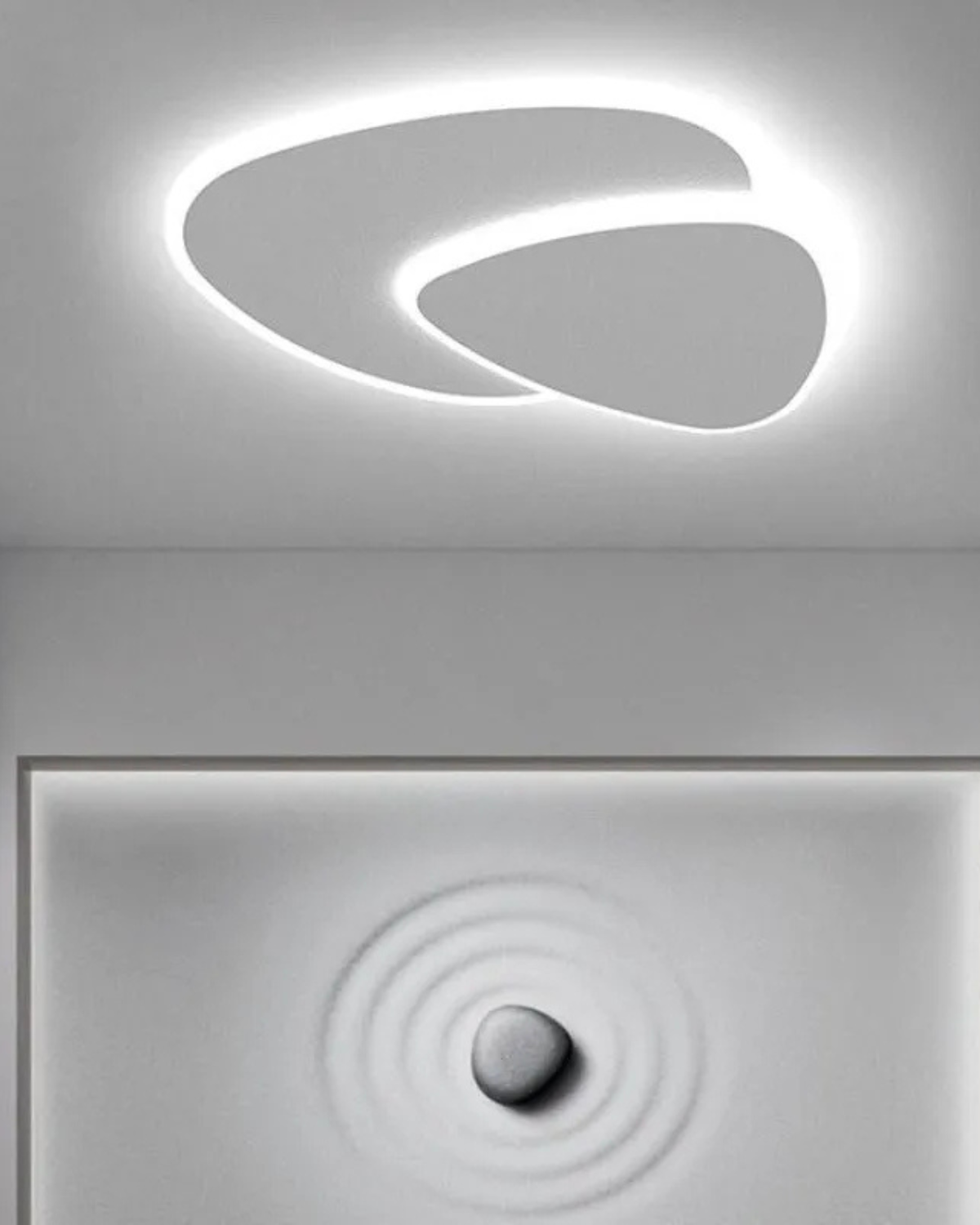 Plafondlamp Asymmetrisch Ontwerp LED Verlichting Warm Licht Modern Interieur Woonkamer Slaapkamer Eetkamer Minimalistische Designlamp