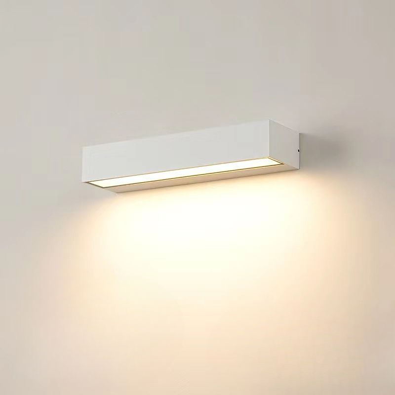 LED Wandlamp Lineair Metaal & Acryl Wit - Moderne Verlichtingsstrip 20cm 30cm 50cm Badkamer Slaapkamer Woonkamer - Spiegelverlichting Waterdicht IP44 Neutraal Warm Koud Licht