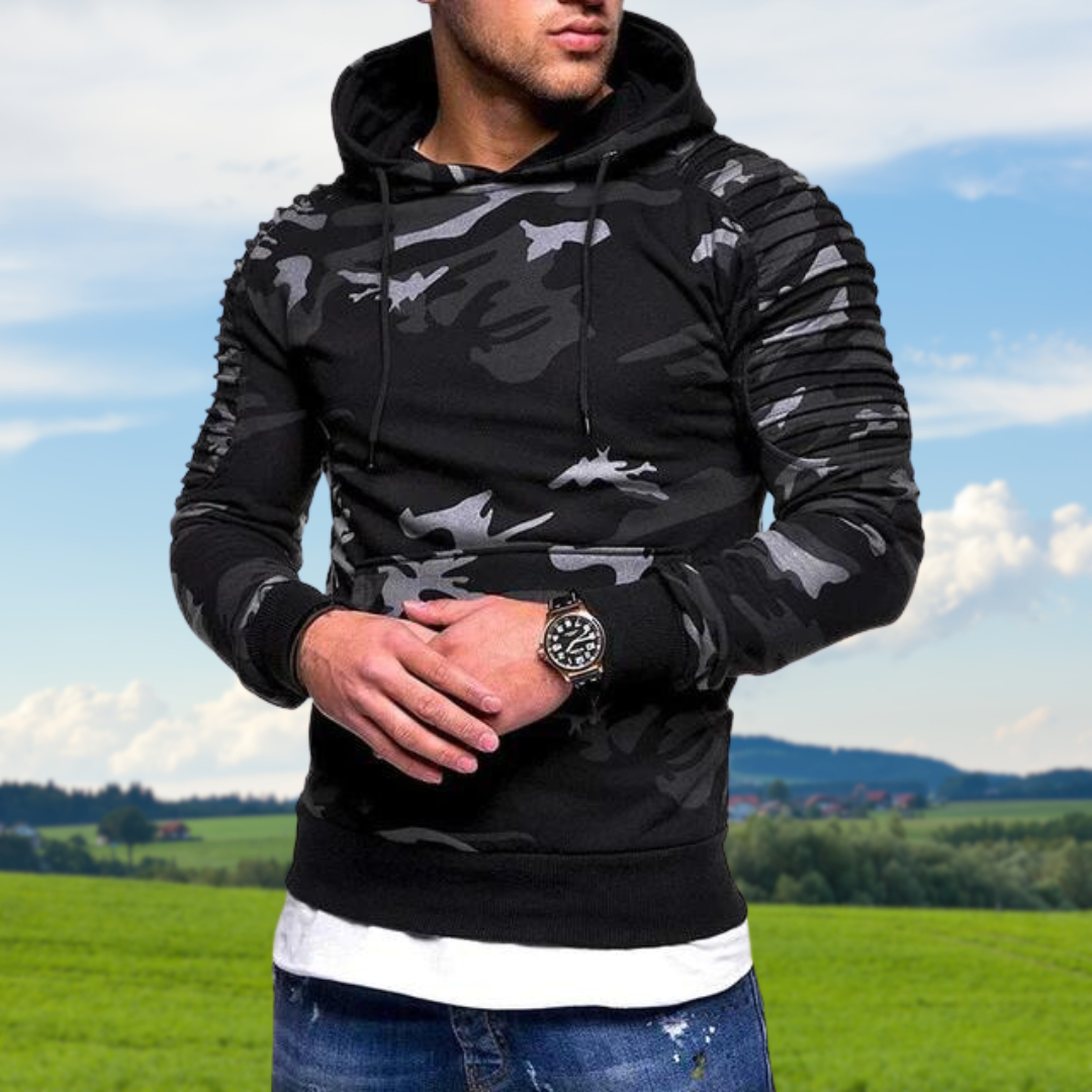 Camouflage Hoodie Man Warm en Waterdicht