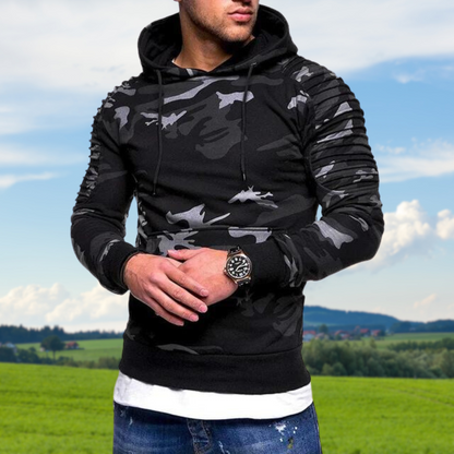 Camouflage Hoodie Man Warm en Waterdicht